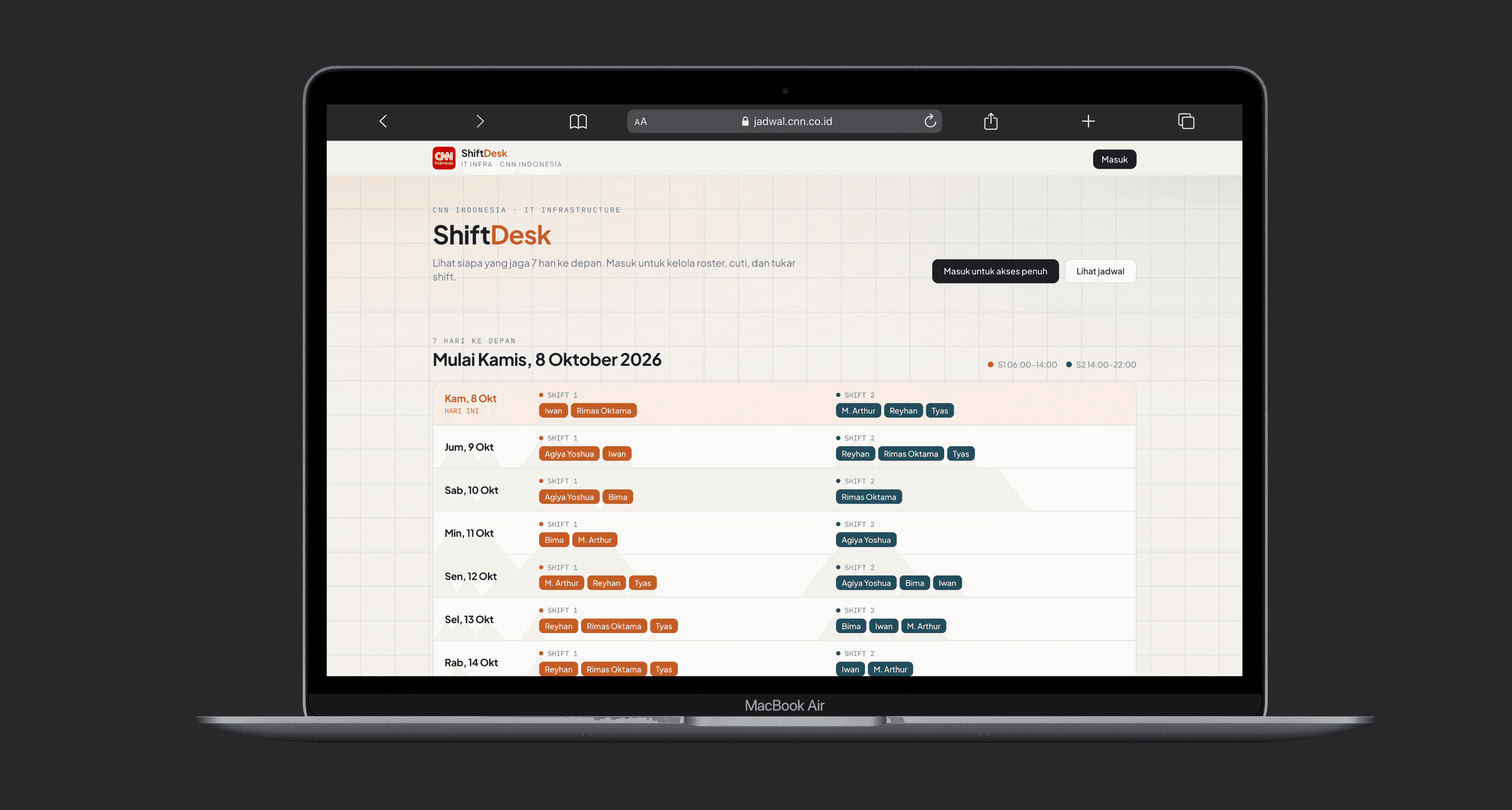 ShiftDesk — IT Infrastructure